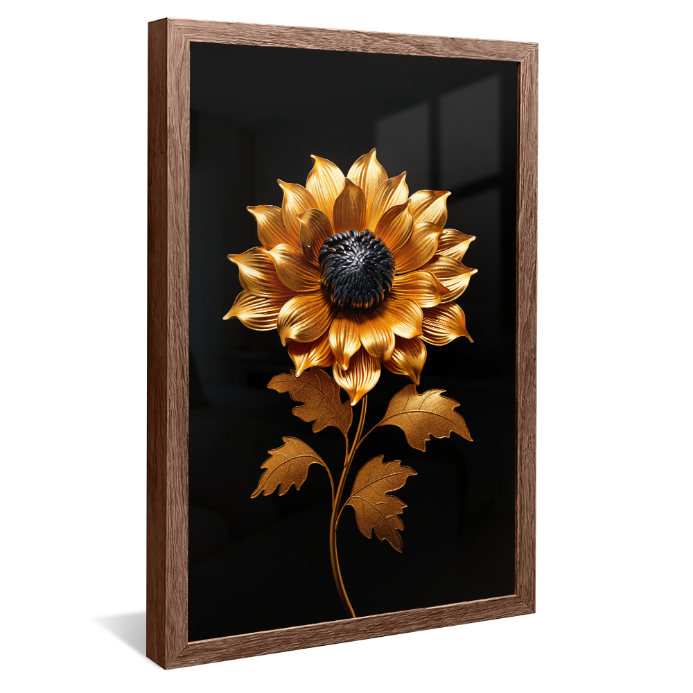Portrait Sunflower V986 Canvas