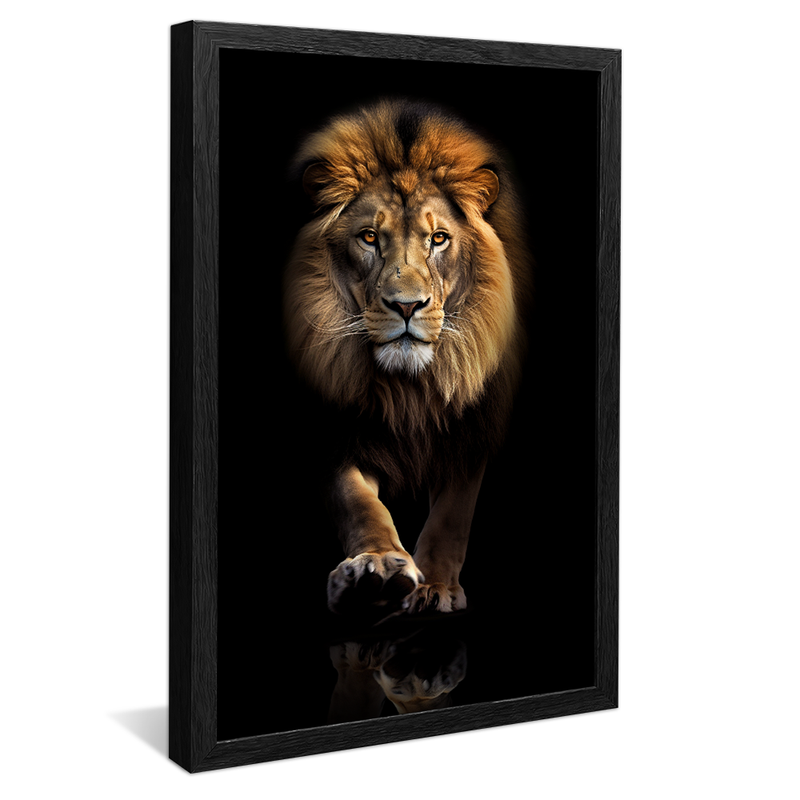 Powerful Lion V752 Canvas