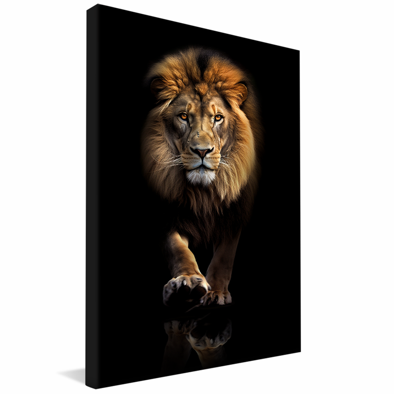 Powerful Lion V752 Canvas