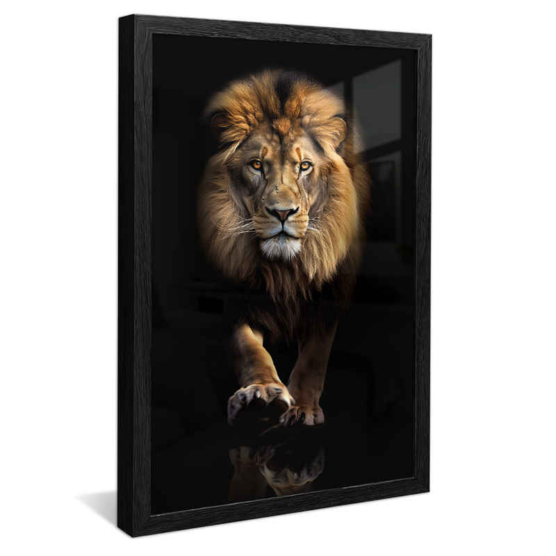 Powerful Lion V752 Canvas