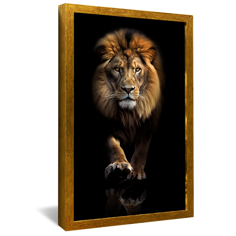 Powerful Lion V752 Canvas