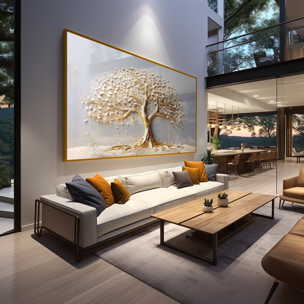 Premium Gold Tree V73 Canvas