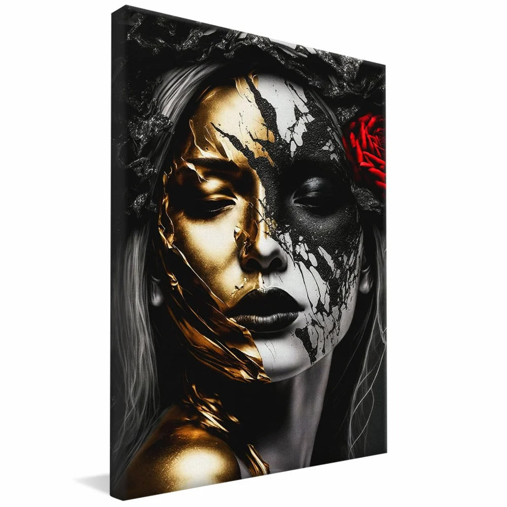Pure Elegance Woman Canvas