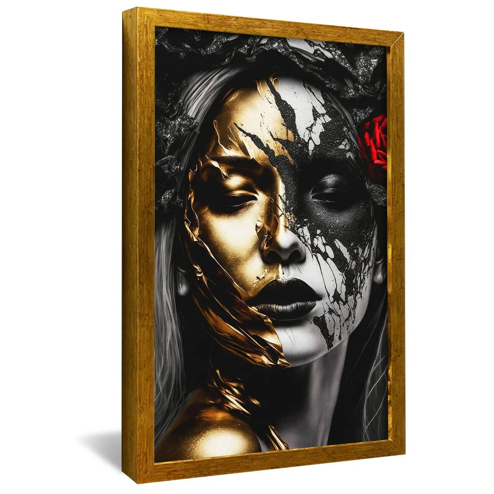 Pure Elegance Woman Canvas