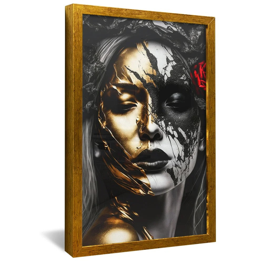 Pure Elegance Woman Canvas
