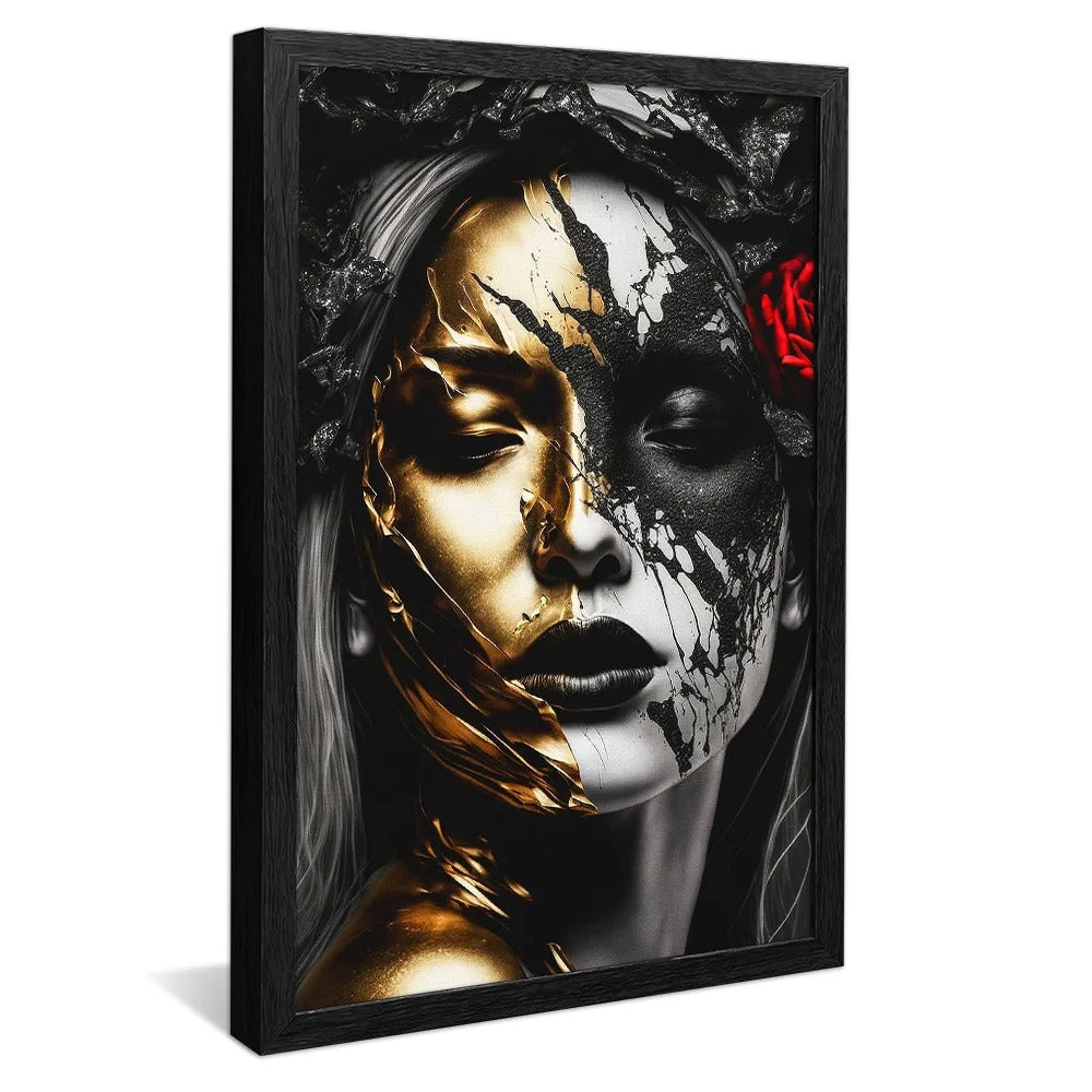 Pure Elegance Woman Canvas