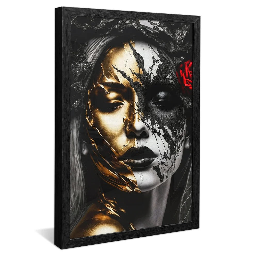 Pure Elegance Woman Canvas