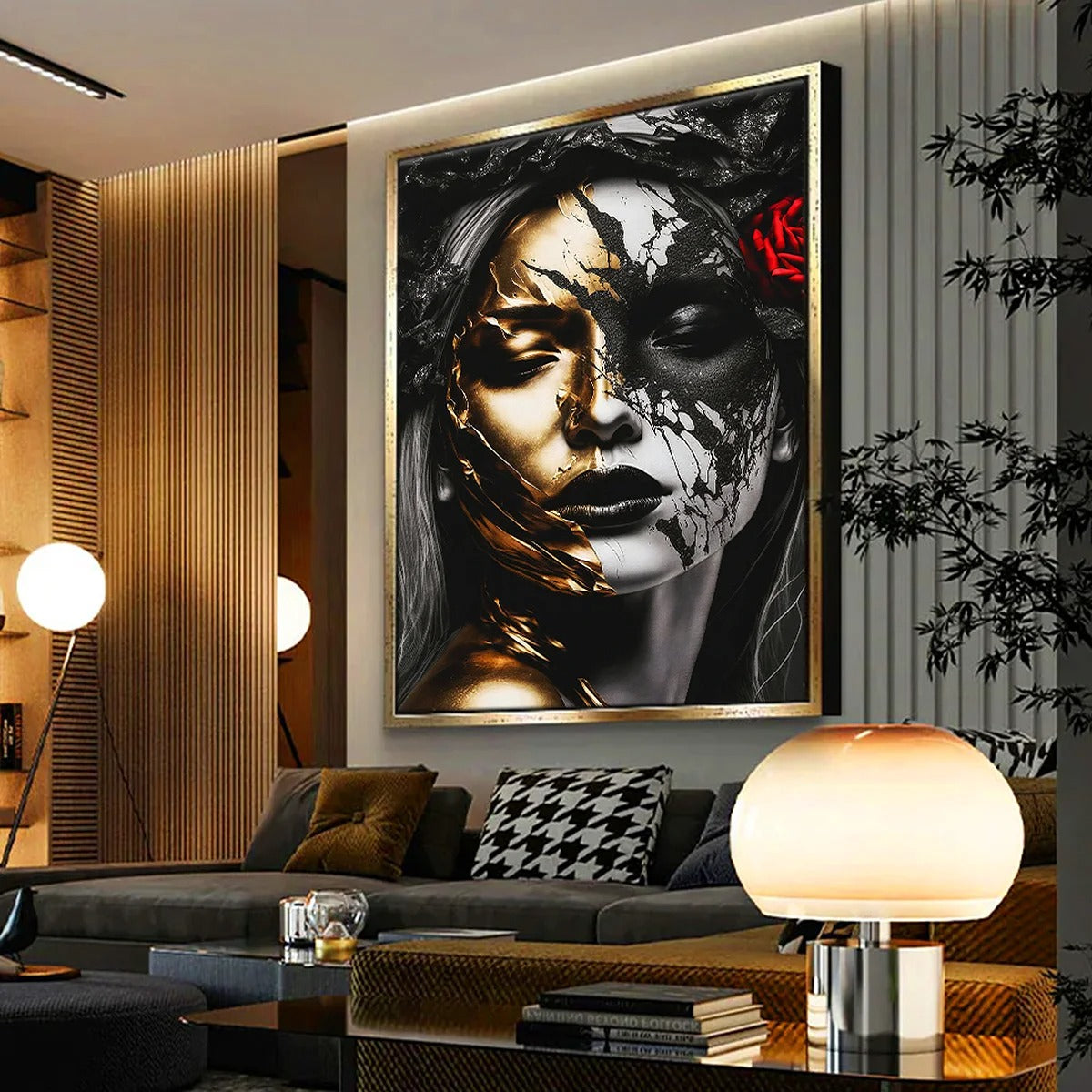 Pure Elegance Woman Canvas