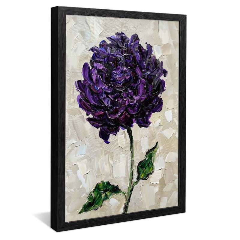 Purple Flower V1816 Canvas