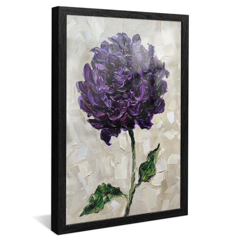 Purple Flower V1816 Canvas