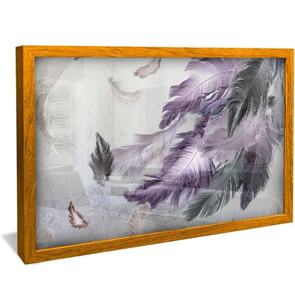 Purple Leaves Canvas