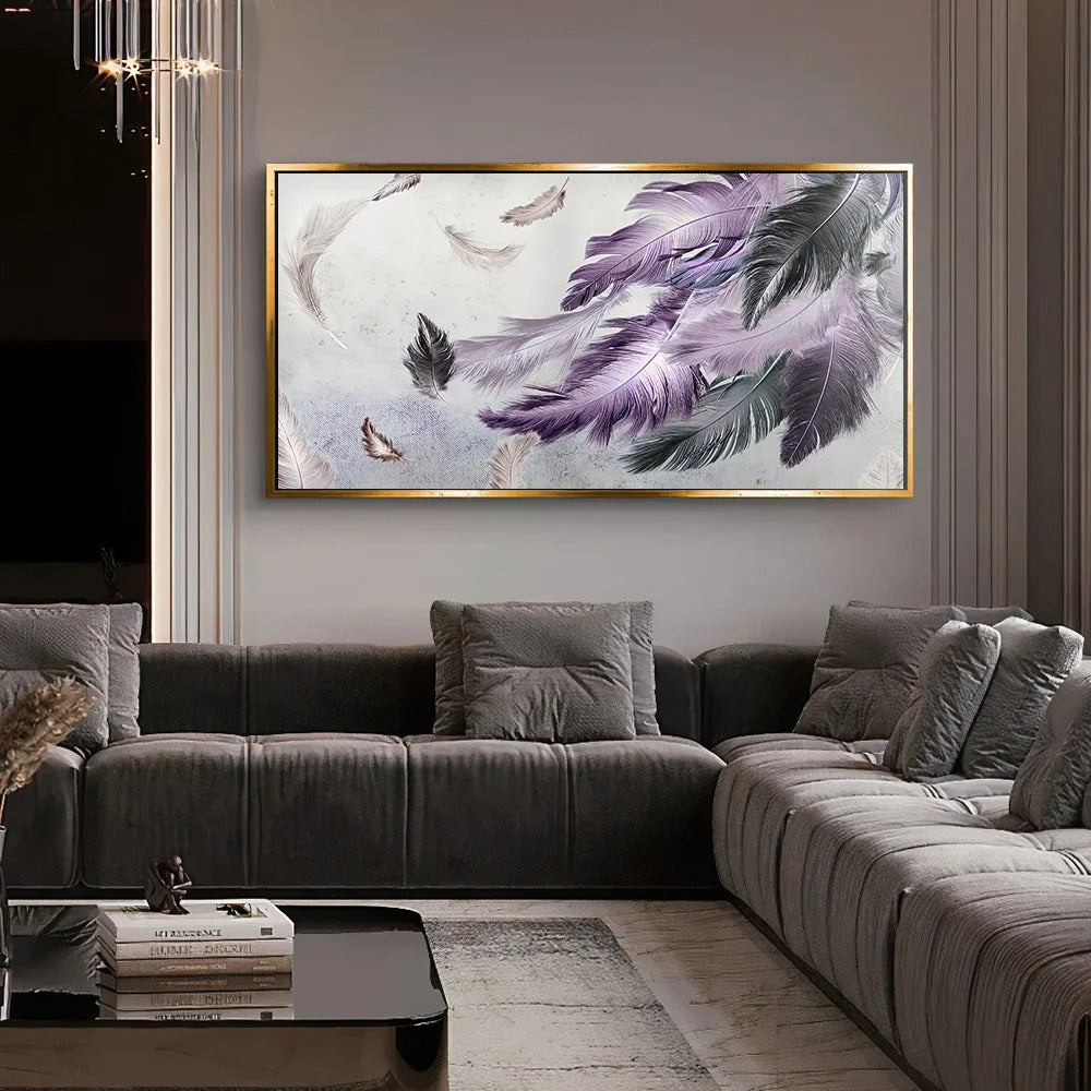 Purple Leaves Canvas