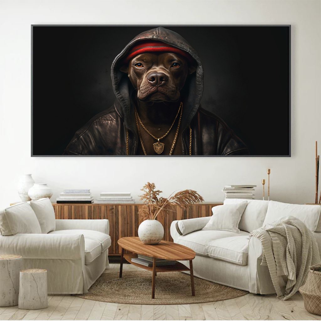 Rapper Pit Bull Canvas