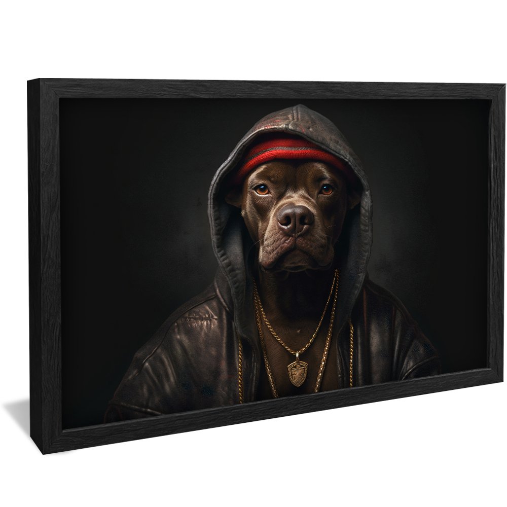 Rapper Pit Bull Canvas