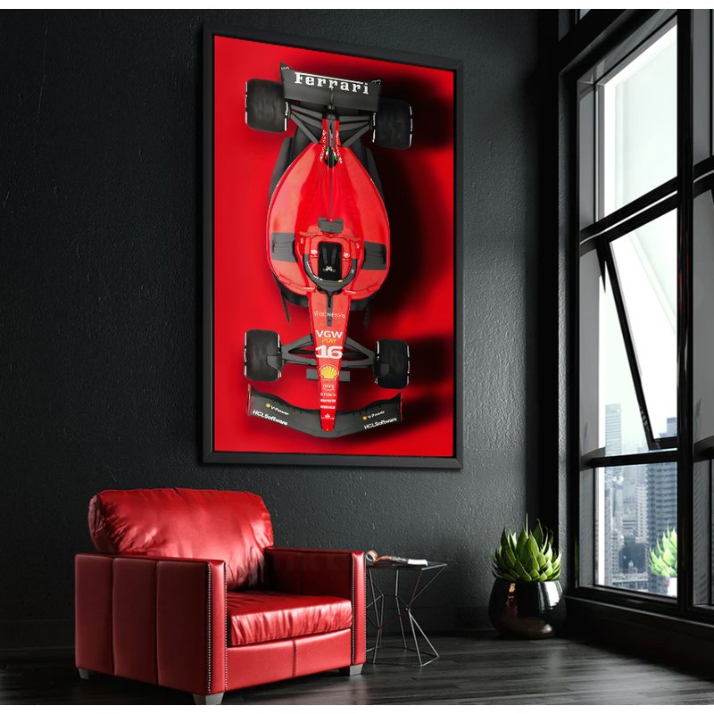 Red Formula 1 Canvas