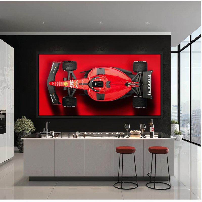 Red Formula 1 Canvas