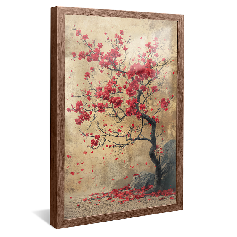 Red Leaf Trees V1176 Canvas