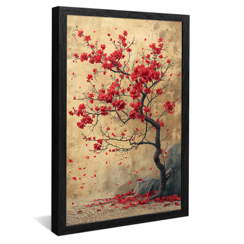 Red Leaf Trees V1176 Canvas