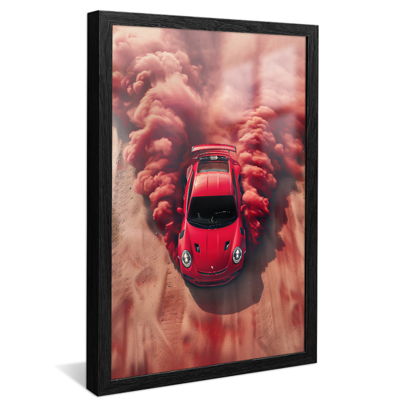 Red Porsche V1429 Canvas