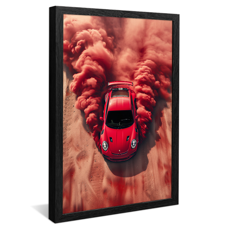 Red Porsche V1429 Canvas