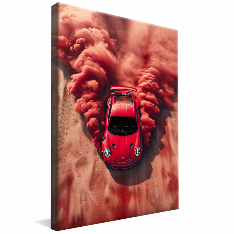 Red Porsche V1429 Canvas