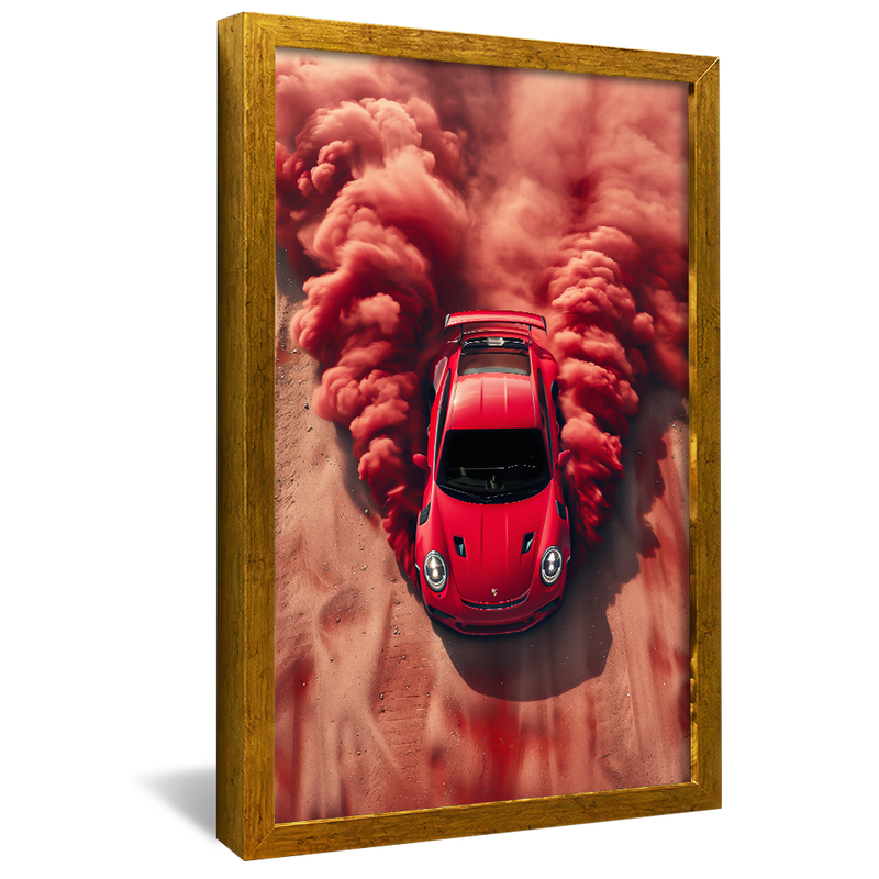 Red Porsche V1429 Canvas