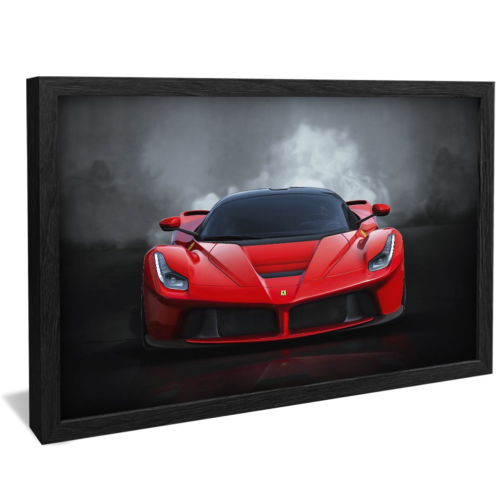 Red Super Sports Car Canvas