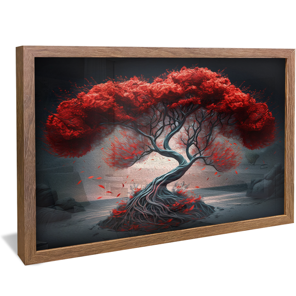 Red Tree of Life V75 Canvas