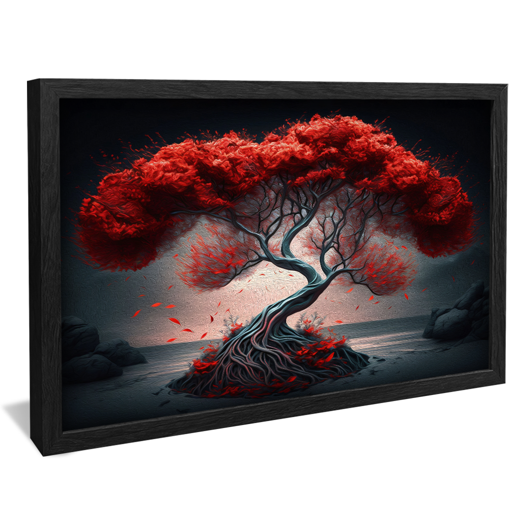 Red Tree of Life V75 Canvas