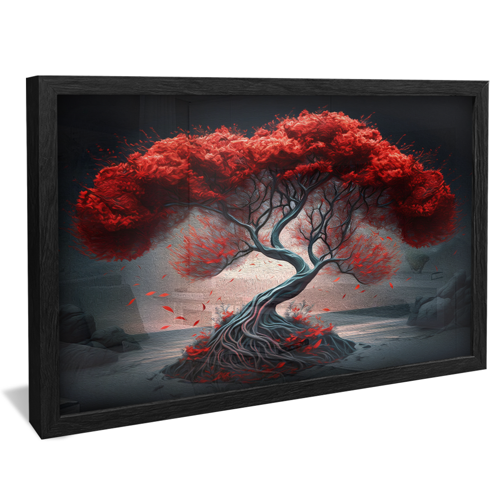 Red Tree of Life V75 Canvas