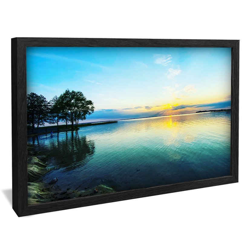 River and Sun Landscape V1607 Canvas