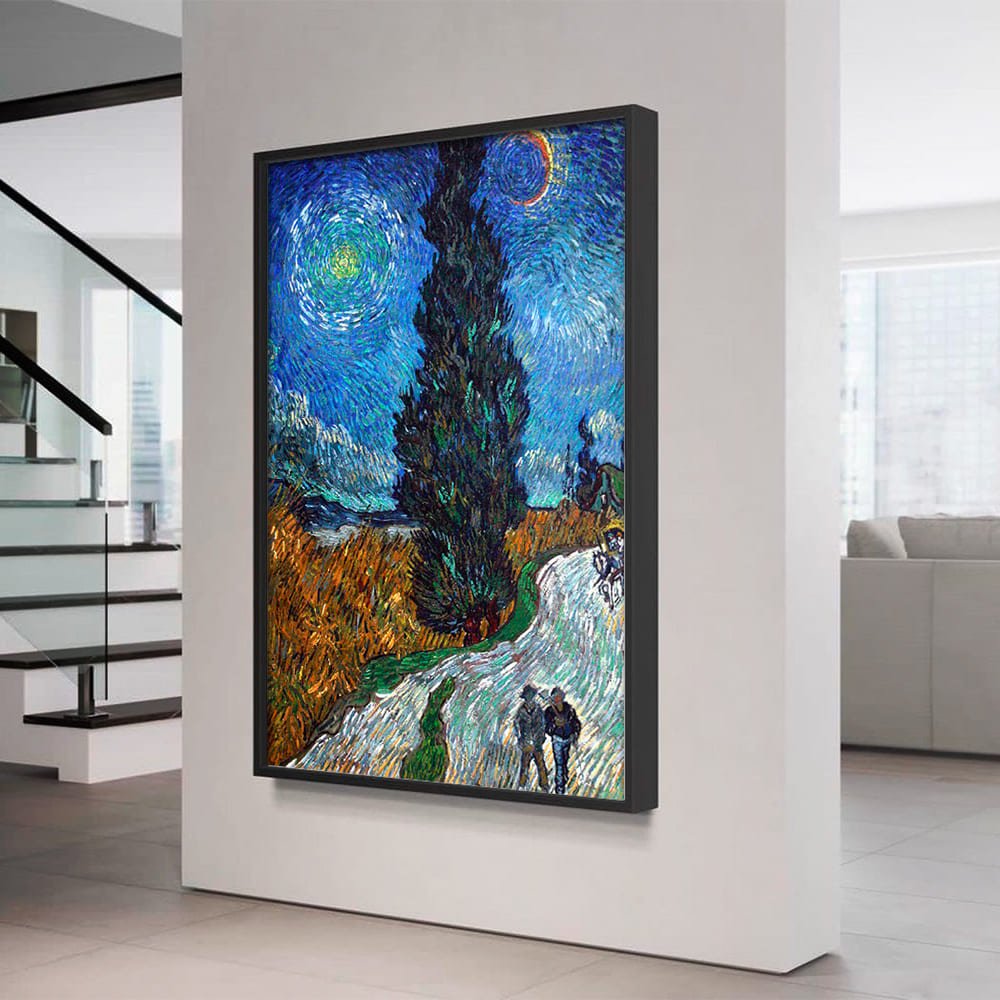 Road with Cypress and Star - Van Gogh CANVAS