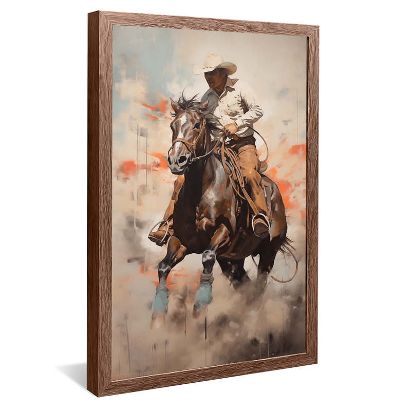 1 Piece Rodeo Cowboy V901 Canvas