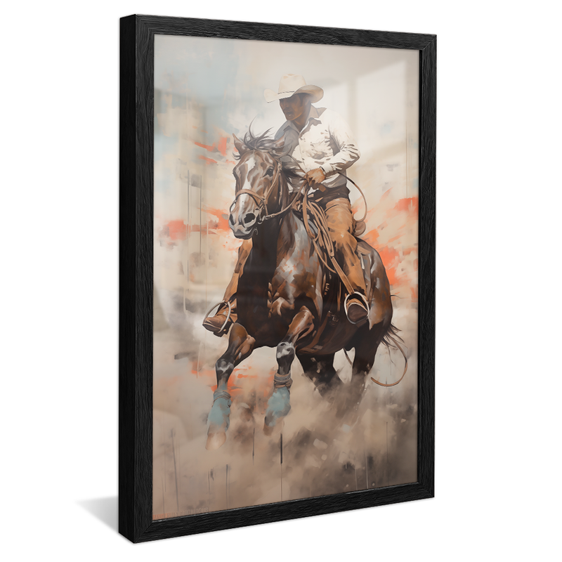 1 Piece Rodeo Cowboy V901 Canvas