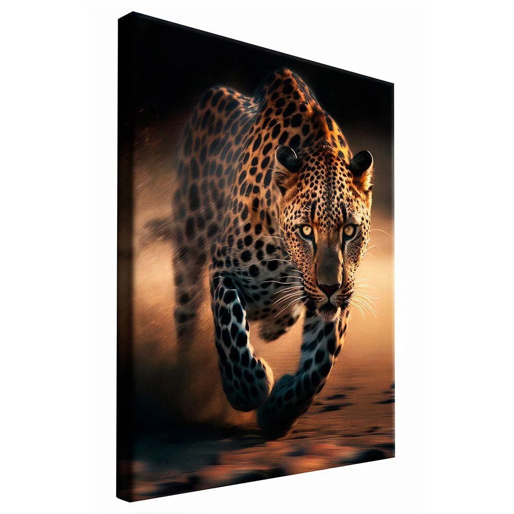 Runner Cat Canvas