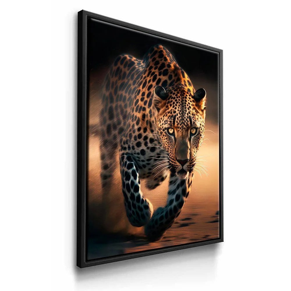Runner Cat Canvas