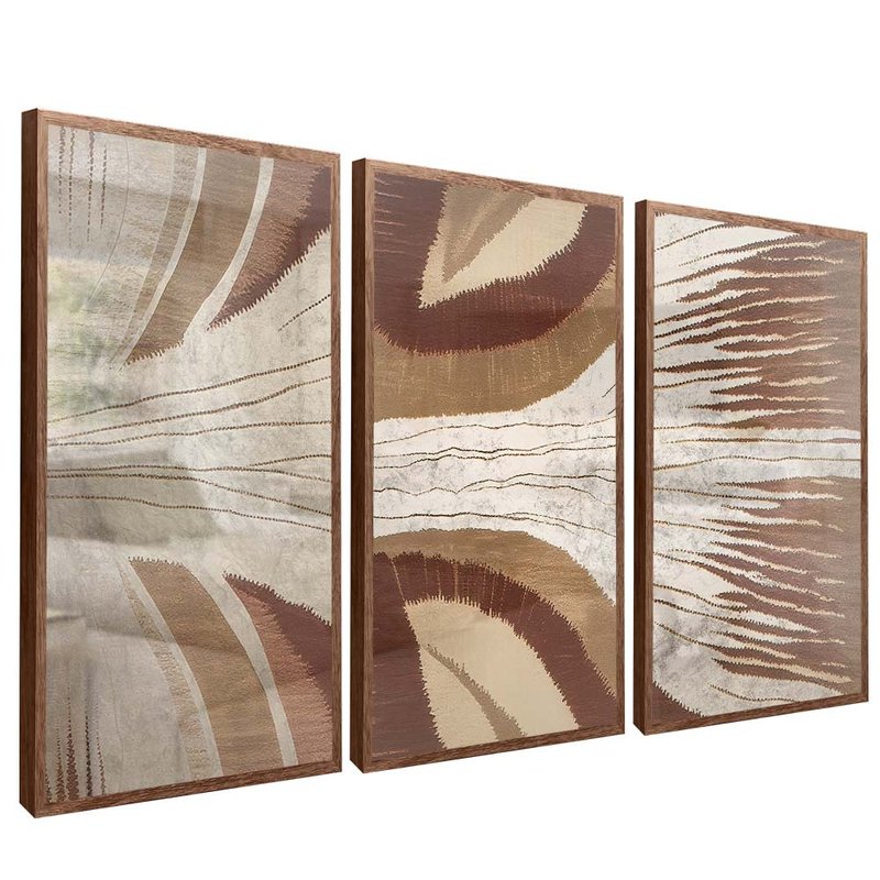 Rustic Aesthetic Trio V1737 Canvas