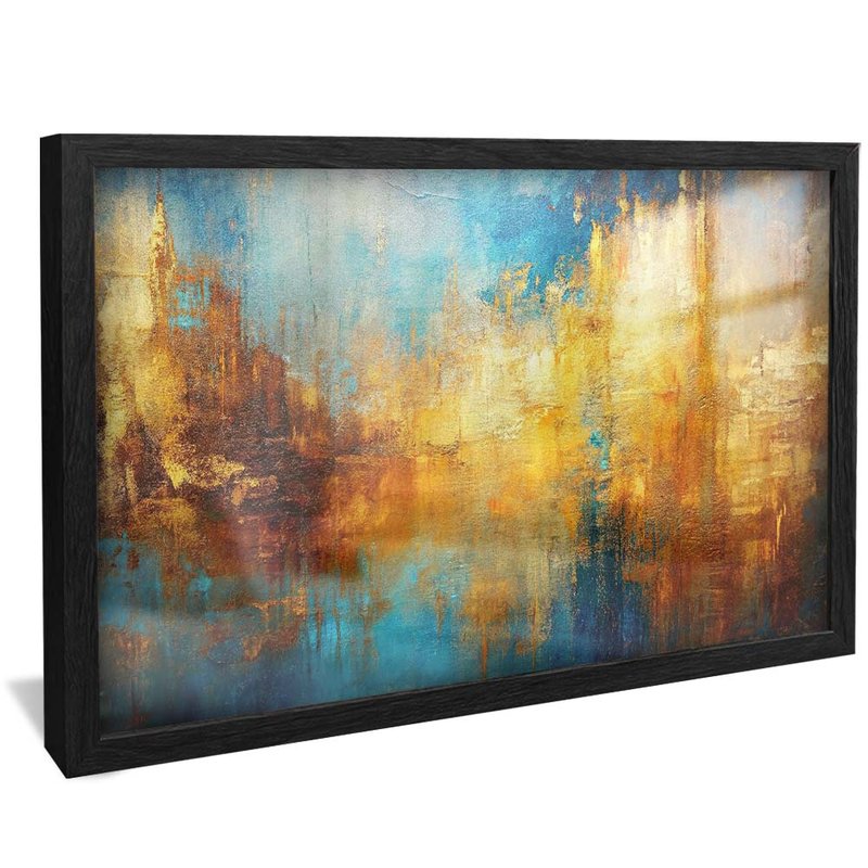 Rustic and Gold V1986 Canvas