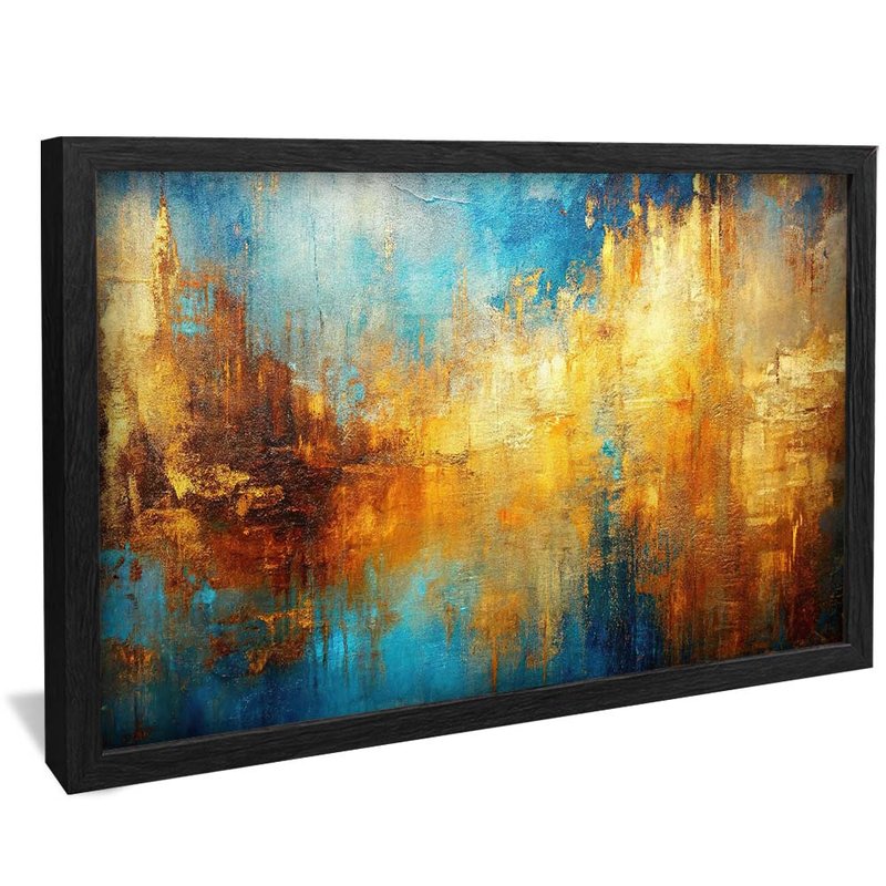 Rustic and Gold V1986 Canvas