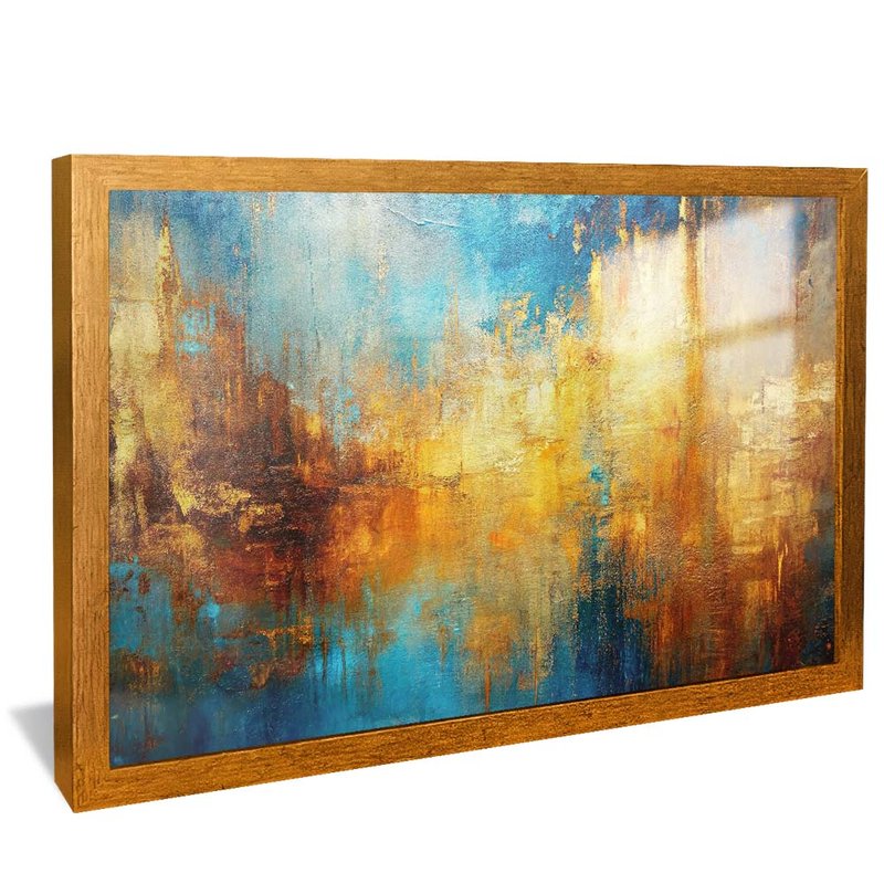 Rustic and Gold V1986 Canvas