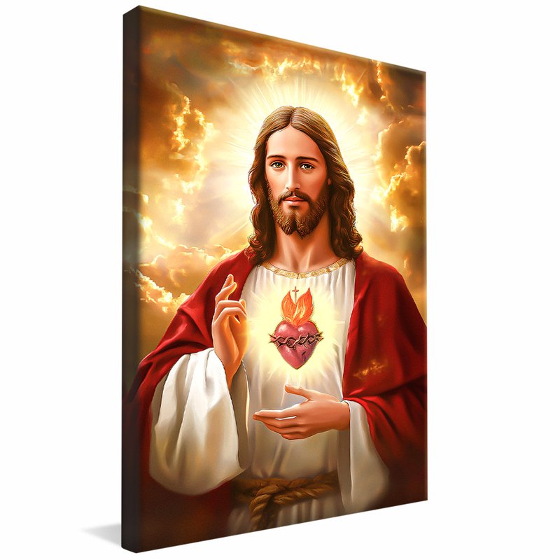 Sacred Heart of Jesus V2075 Canvas