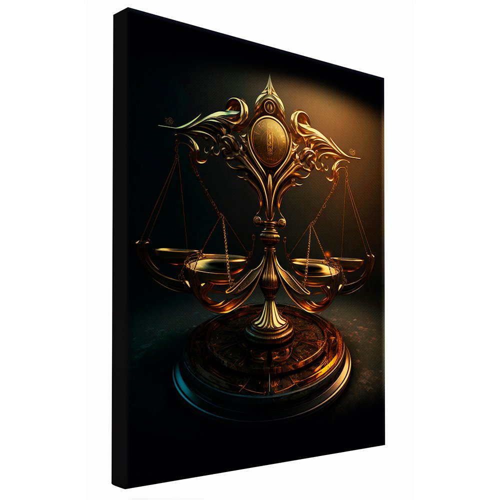 Scales of Justice Canvas