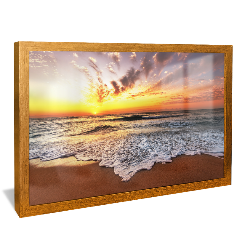 Sea and Sunset V1284 Canvas