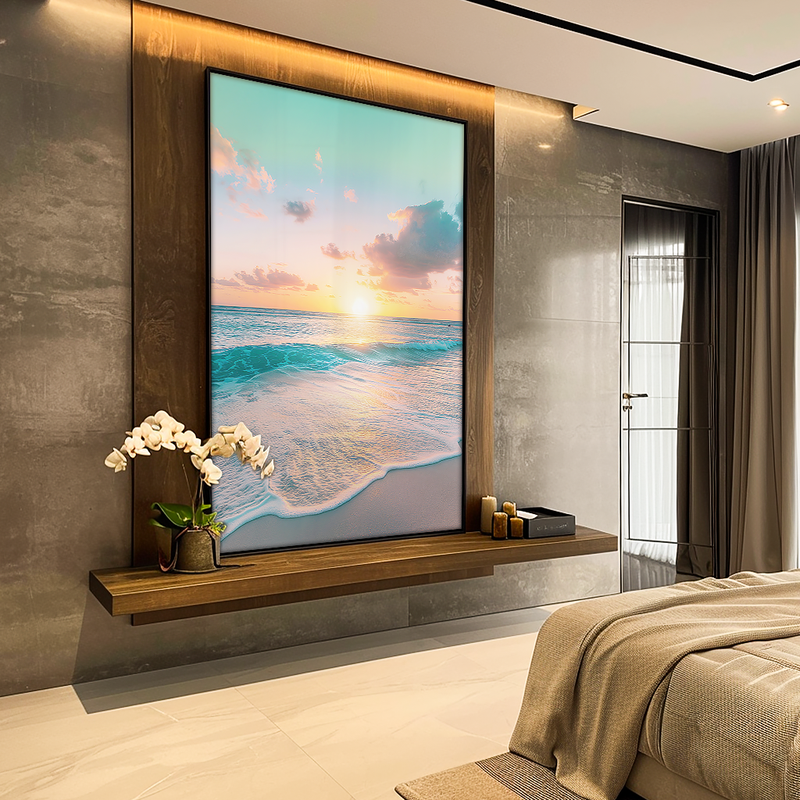 Sea in the Sunset V1179 Canvas