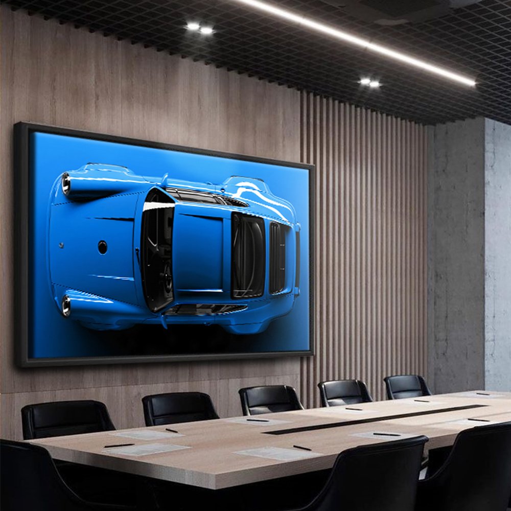 Shark Blue Porsche 911 Canvas
