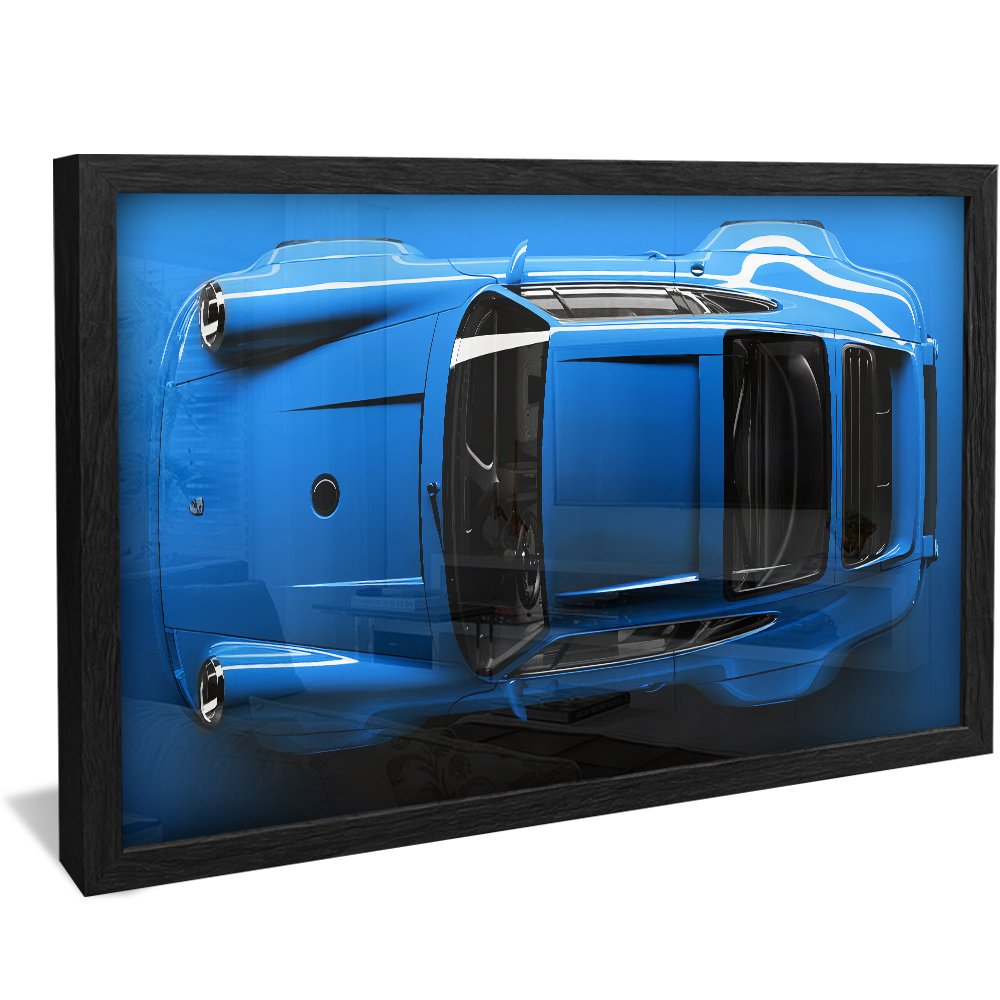 Shark Blue Porsche 911 Canvas