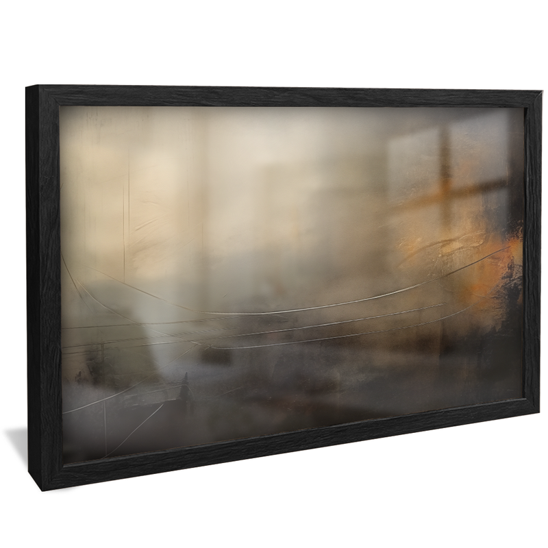 Smoky Abstract on the Wall V1048 Canvas