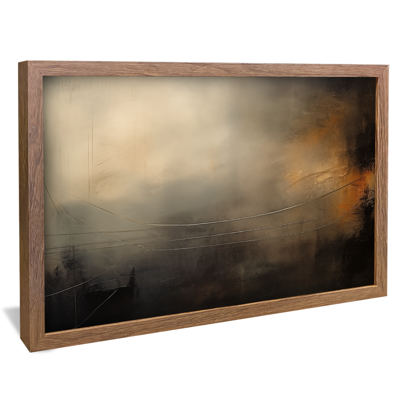 Smoky Abstract on the Wall V1048 Canvas