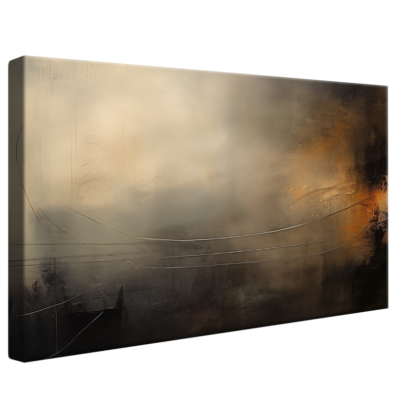 Smoky Abstract on the Wall V1048 Canvas