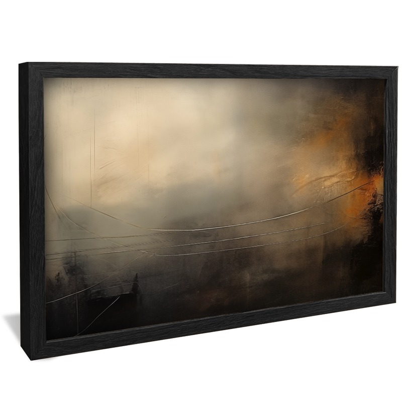 Smoky Abstract on the Wall V1048 Canvas